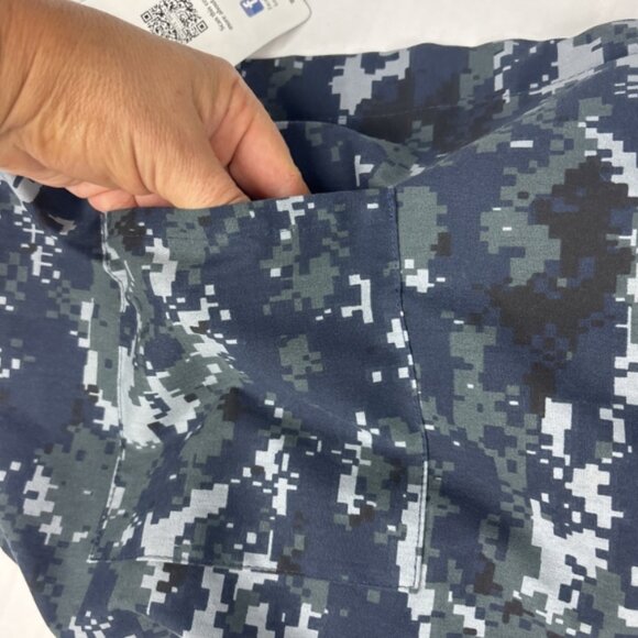 White Swan Fundamentals Adult 4X Scrub Pants 14020 3020 Navy Blue Camo Digital - Picture 5 of 8